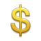 Heavy Dollar Sign emoji on Samsung